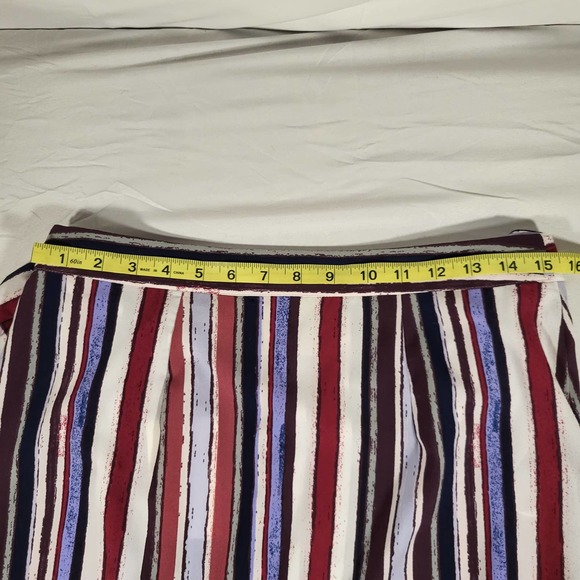 NWT*Alex Marie Wrap Skirt*Women's 10*Stripe* - Picture 5 of 9